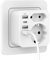 Rwest X Multiprise avec 1 Typ-C 3 USB（3.4A）, Prise USB Secteur, Prise Electrique USB, Multi Prise USB Multiple Type C, SP-175EU