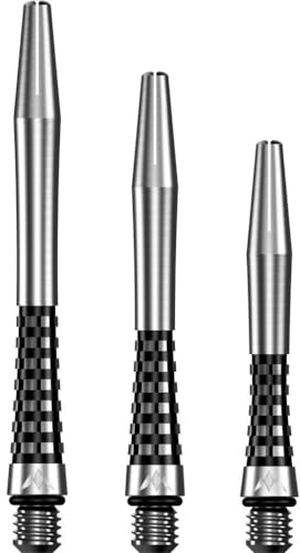Mission Atom13 Naturel Metal Gripped Black - Dart Shafts Medium