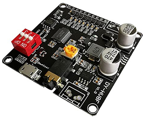 Rafstya DY-HV8F Voice Playback Module 12V/24V Trigger Serial Port Control 10W/20W with 8MB Storage MP3 Player for