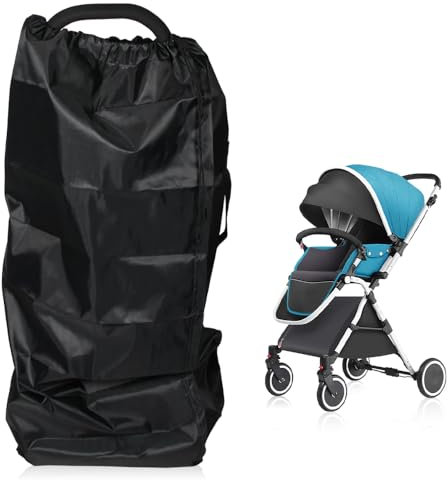 Wzhtuzi Transporttasche für Kinderwagen, Transporttasche für Kindersitz für Flugzeug Reisen Wasserdicht Kinderwagen Aufbewahrungstasche für Zugfahrten Am Flughafen 114x39x33cm