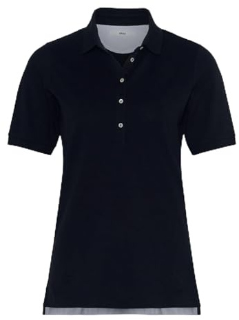 BRAX Style Cleo Poloshirt unifarben in Einer Pima Pique Qualität