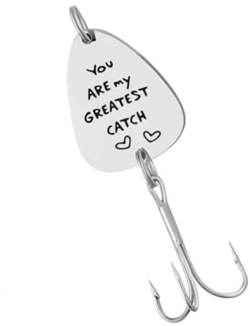 Supvox 2 STK Haken Holen ausstecher Rentier verweihnachtet Loved Angelhaken fangen Angelhaken Angelköder personalisierter Angelhaken Vatertagsgeschenk Rostfreier Stahl