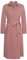 Damen T-Shirt Kleid Lehrer Herbst Button-Down Hemdkleider für Business Graues Pulver L