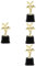 TOYANDONA 4 Stück Sterne-trophäe Sterne-pokal Siegerpokal Sport Trophäe Turniertrophäe Feier-wettbewerbstrophäe Mini-trophäen-partygeschenke Match-preise-trophäe Trophäe Vergeben Golden Abs