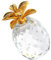 VOSAREA Ornamente Kronleuchter Floats für Schüssel funkelnd Fänger Korb für den einzug bürodeko einmachgläser Obst-Ananas-Skulptur Ananasfigur für den Desktop Kristall