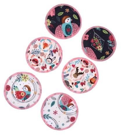 Hoement 6-teiliges Stilleinlagen-set Für Schwangere Größe 10 Cm Weich Und Bequem Waschbar