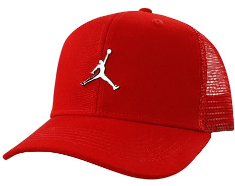 Nike Jan Metal Jumpman Trucker Hat, rot, Einheitsgröße