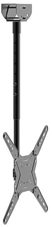 Soporte - Soporte de Techo para TV de 17 a 55 Pulgadas, Fabricado en Metal, Ajustable, con instalación Simple y Capacidad de Carga Adecuada.