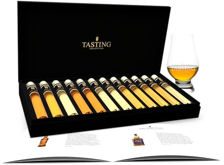 Welt Whisky Tasting Probierset 12 Fläschchen Verkostung im Geschenkset