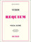 Requiem. Gemischter Chor mit Klavier/Orgel. Partitur