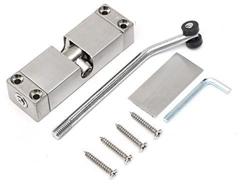 Edelstahl Automatik Stangentürschließer Türfeder Türschließer Silber