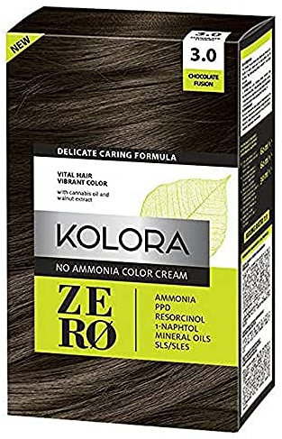 KOLORA ZERO Chocolate Fusion, kein Ammoniak, Haarfarbe