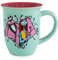 Silver Buffalo Disney Nightmare Before Christmas Jack and Sally Misfit Love Wide Rim Ceramic Mug, 16 Ounces