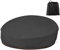 willkey Schutzhülle für Sofa, Bett, rund, Garten, wasserdicht, Gartendecke, rund, Wohnzimmer, Außenbereich, Oxford, 210D, UV-Schutz und Winddicht (210D, schwarz)