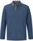 Charles Colby Herren Langarm-Poloshirt Duke Brennan blau, 5XL (XXXXXL) - 72/74