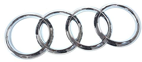 Audi 4G58537422ZZ Ringe Logo Zeichen Heckklappe Emblem chrom, nur Limousine
