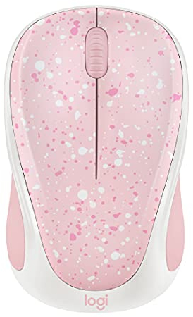 Logitech M317 Mouse - Rose Splash`