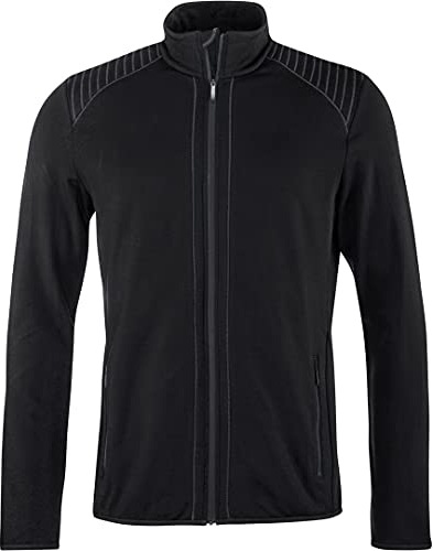 HEAD Herren Jack Midlayer Fz Men Fleecejacke, Schwarz, XXL