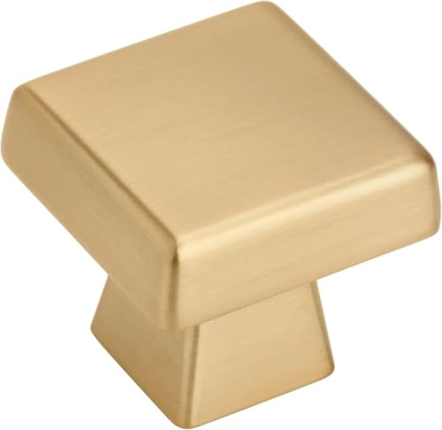 Amerock 1-1/2 Square Blackrock Champagne Bronze Cabinet Knob