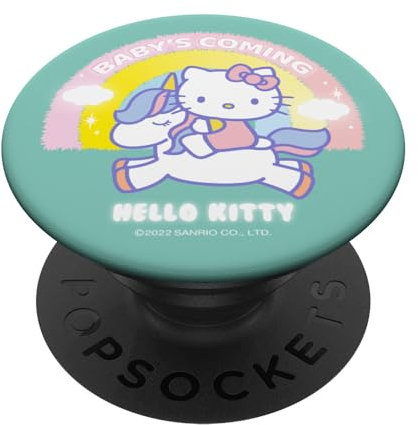 Baby's coming! - Baby Shower - Hello Kitty PopSockets mit austauschbarem PopGrip