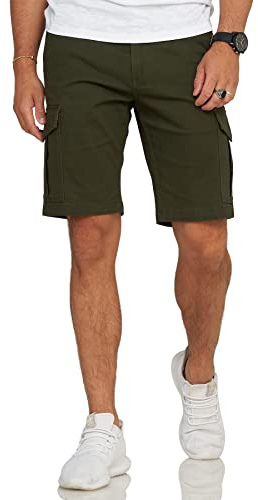 JACK & JONES Infinity Herren Cargoshorts Joe Freizeithose Shorts Kurze Hose (as3, Alpha, x_l, Regular, Regular, Forest Night)