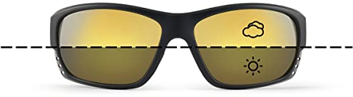 Fortis Finseeker Glass Amber Switch Xblok - Polarisationsbrille, Polbrille, Angelbrille, Brille