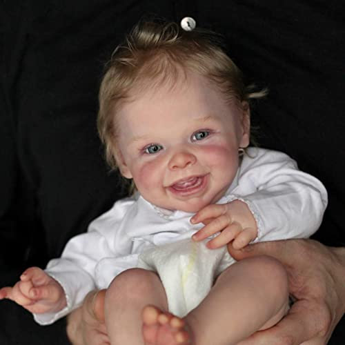 Zero Pam Bébé Reborn Fille 50 CM Bebe Reborn Réaliste Poupées Souriantes De Nouveau-nés Bebe Reborn Silicone avec Un Corps Souple Poupée pour Filles