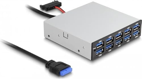 DeLOCK 64208-3.5 USB 5 Gbps Front Panel 10 x USB Typ-A
