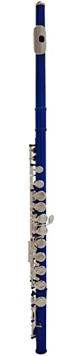 Flöteninstrument Blaue Flöte C 16-Loch Geschlossene Lochflöte Krummlinige Taste E-Taste Für Anfänger Hinzufügen Professionelles Querflöten