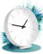 LATENO - Wanduhr ohne Tickgeräusche - 20 cm große Uhr zum Aufhängen & Hinstellen - Geräuschlose Wanduhren als Wohnzimmeruhr Bürouhr Klassenzimmeruhr Küchenuhr u.v.m - Wall Clock - Analoguhr