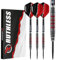 RUTHLESS Red Falcon Professionelles Dart-Set mit Wolfram-Stahlspitze, 22 g und 24 g, mit Flights und Schäften (24 g)