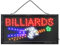 LED-Fashion LED Schild Leuchtreklame BILLIARDS Billard Werbeschild für Bars Kneipen Cafe Leucht-Reklame Billardzimmer Deko Leucht-Werbeschild