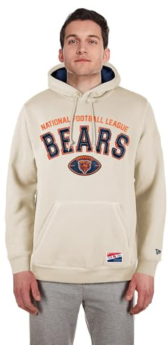 CHICAGO BEARS Unisex NFL 3rd Down Hooded Pullover Classic Stone Official Team Color Hooded Sweatshirt (Pack of 1)