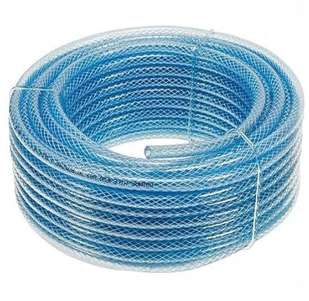 Kondensatschlauch Kondensatrohr Kondensatleitung Gewebeschlauch Verstärkter Viny Schlauch 30 Meter Kondensleitung Klima Heizung Sanitär (Transparent, 6 mm (1/4))