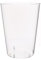 Monouso | 25 Vasos de Plástico reciclables, 600 ml, PS Cristal, Vasos de Sidra, Durables, Translúcidos, Resistentes, Duros, Para Eventos y Fiestas, Hasta 20 usos
