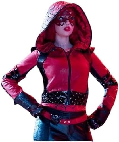 Descendants 4 The Rise of Red Kostüm | Dascandents The Rise of the Red Jacke für Mädchen, Rot/Ausflug, einfarbig (Getaway Solids), L