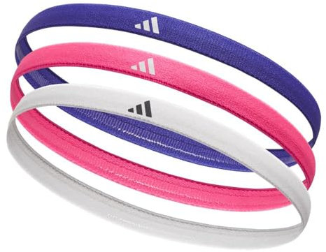 adidas Hairbands - Lucid Blue, Lucid Pink, White