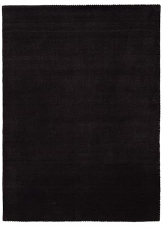 carpetfine handgefertigter Wollteppich Gabbeh Lola Dunkelgrau 140x200 cm Weich, Hochwertig, Zeitlos | Reine Schurwolle für Gemütlichkeit & Eleganz im Wohn- und Schlafzimmer