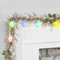 ACAREY Osterdeko Girlande mit Beleuchtung, 1.8M Ostergirlande mit LED Lichterkette & Timer, Ostern Deko LED Ostereier Ostergirlande Künstliche Frühlingsdeko Girlande für Innen Außen Party Deko