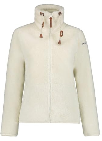 ICEPEAK Damen Midlayerjacke Outdoorjacke Funktionsjacke Teddyjacke Colony, Farbe:Rosa, Artikel:-628 hellrot, Größe:S