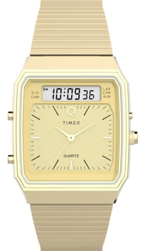 Timex Orologio Analogico-Digitale al Quarzo da Uomo con Cinturino in Acciaio Inossidabile TW2Y06000