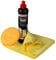AllorA One-Step Polish Set - Auto Hand Politur Set - 3in1 Menzerna Politur (250ml) + Meguiar's Auftragsschwamm (Soft Foam Applicator Pad) + AllorA Mikrofasertuch (40x40cm)