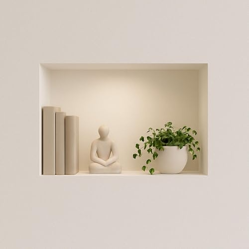 Dalsys Nicchia doccia 20 x 40 x 12cm piastrellabile - nicchia in cartongesso pronta all'installazione per bagno e ambienti abitativi