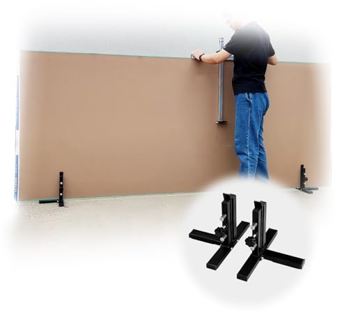 Zozen Drywall Cutting Stand, Adjustable Brackets for Various Thicknesses | Fits 1/4& 3/8& 1/2& 5/8 Boards, Good Helper for Drywall Cutter, Home & Industrial Decoration Projects, Heavy Duty Support