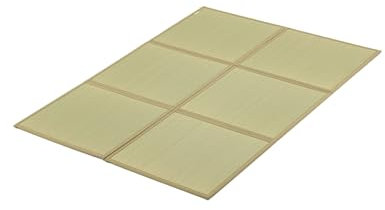 FULI Japanese Tatami Mattress, Igusa Mat (Japanese Rush Grass) Foldable, Made in Japan (Natural, Full XL)