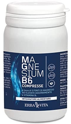 Erba Vita Integratore Alimentare Magnesium B6-60 Capsule