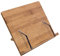 Woodluv Wooden Reading Rest Cook Book Stand Foldable Holder for Books, Documents, iPads, Tablets Or Smartphones