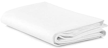 UK Care Direct 100% Cotton Flat Sheets - Hospital Quality Sheet; Cool Touch Moisture Wicking; Single Flat Sheet Hospital Bed Top Sheets - 178cm x 274cm (70 x 109) - Machine Washable