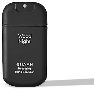 HAAN - Nachfüllbares und feuchtigkeitsspendendes Händedesinfektionsspray mit Aloe Vera - Sanitizing Hand Sanitizer Wood Night 30ml