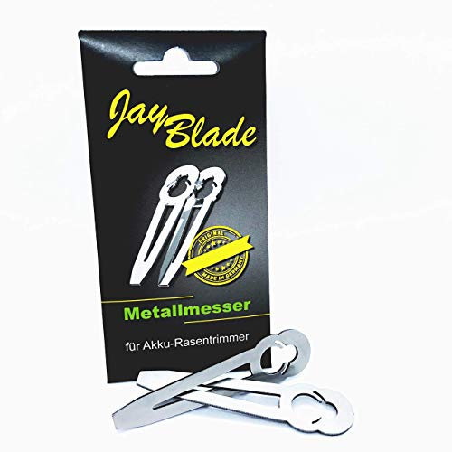 JayBlade Ersatz Metallmesser für Akku-Rasentrimmer, JayBladeDisc1 & JayBladeDisc2 | statt Kunststoffmesser | Ersatzmesser für das JayBladeSet1 & das JayBladeSet2